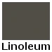 Grå linoleum med sort kant (Iron 5E Forbo 4178 - Bagsidepapir sort)